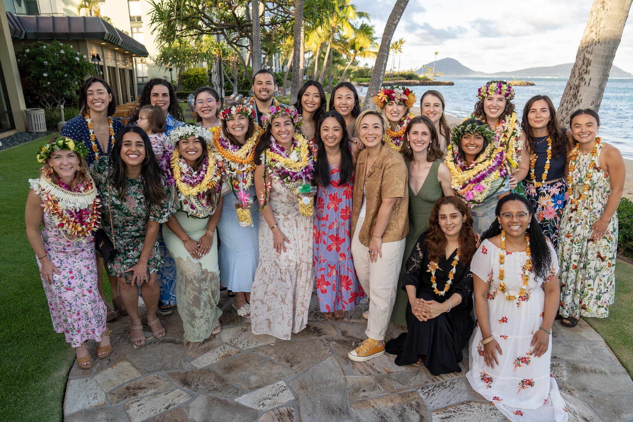 Group photo of the OBGYN residents from their graduation ceremony.